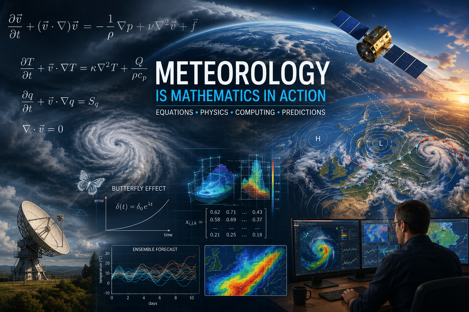 Meteorology Is NOT Just Weather Forecasting — It’s One of the Hardest Applications of Mathematics